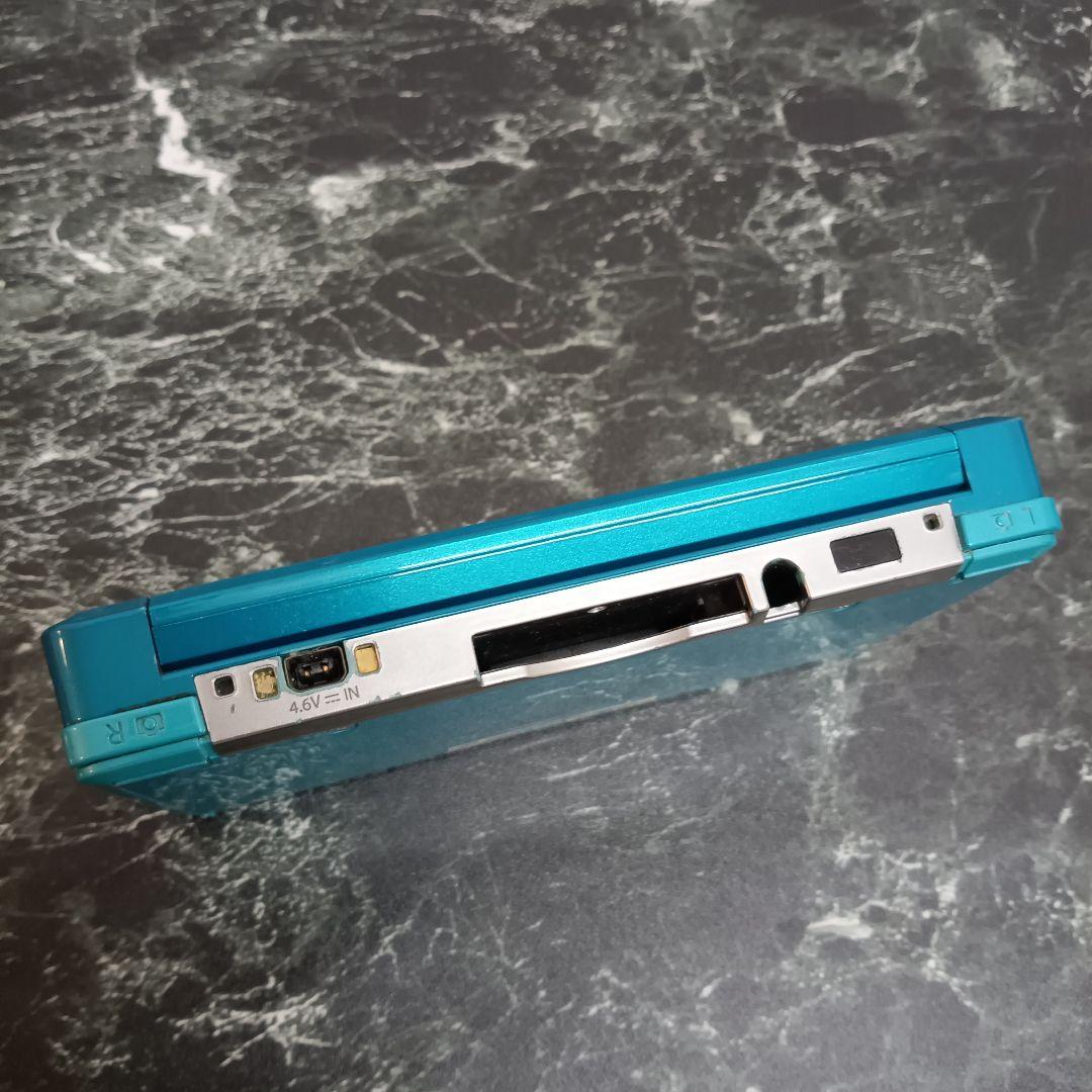 【動作確認済】ニンテンドー3DS本体 ゲー厶機 任天堂 アクアブルー