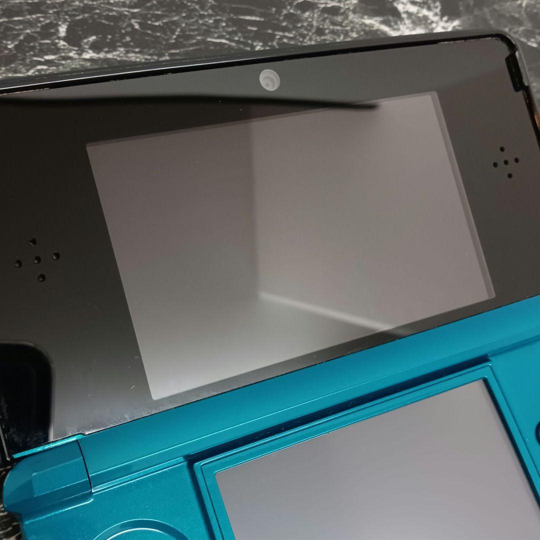 【動作確認済】ニンテンドー3DS本体 ゲー厶機 任天堂 アクアブルー
