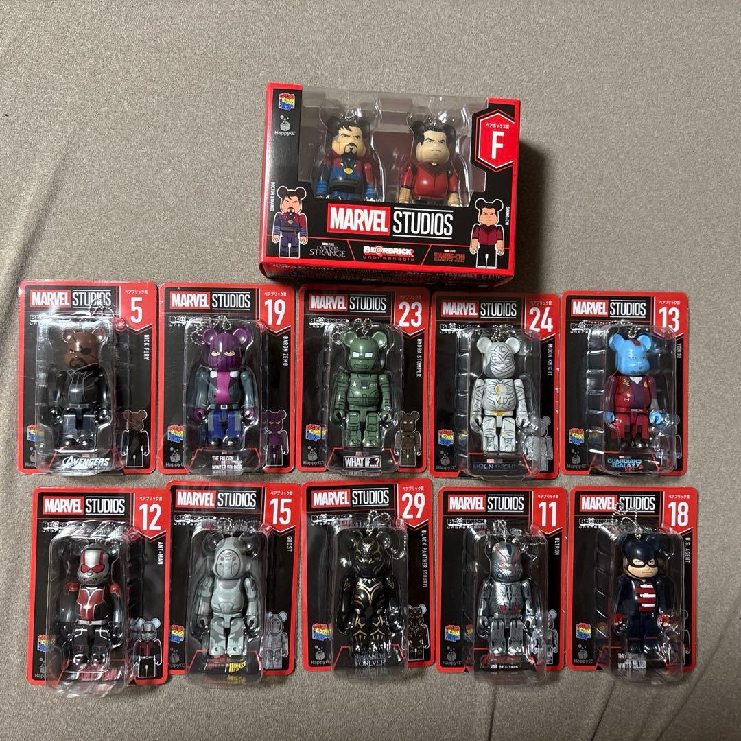 MARVELベアブリックフィギュア12体セット！