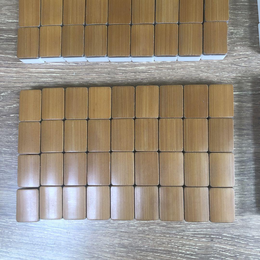 ⑥ヴィンテージ 麻雀牌 背竹牌 レトロ 昭和 レア 骨董品