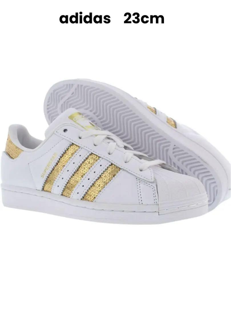 新品 adidas スーパースター Superstar GOLD 23cm