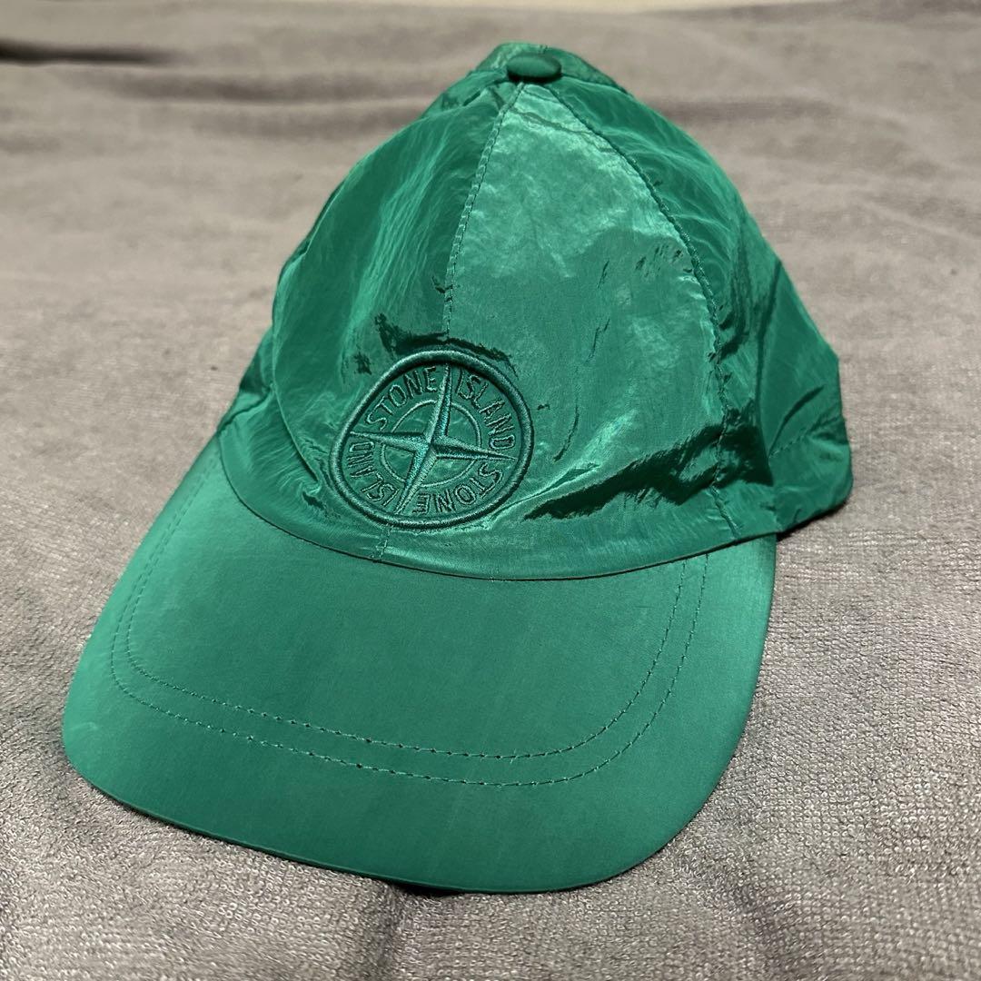 STONE ISLAND メタルキャップ  Lサイズ　グリーン商品