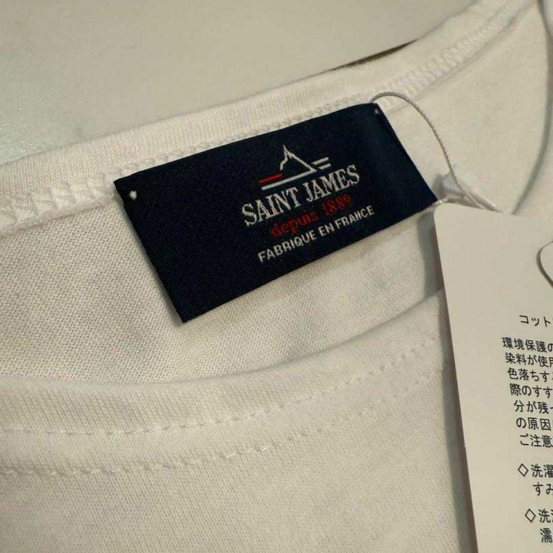 万博 フランス館 SAINT JAMES ストライプ長袖Tシャツ Mサイズ