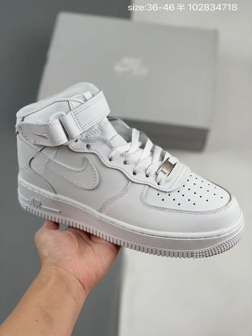 Nike Air Force 1 Mid ホワイト 36-4623cm NIKE