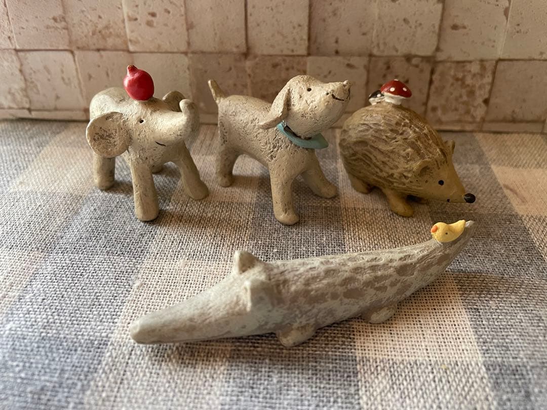 ノーティーアニマルマスコット14点+気球　の15点セット : 丸和貿易 オブジェ 動物 ノーティアニマルマスコット