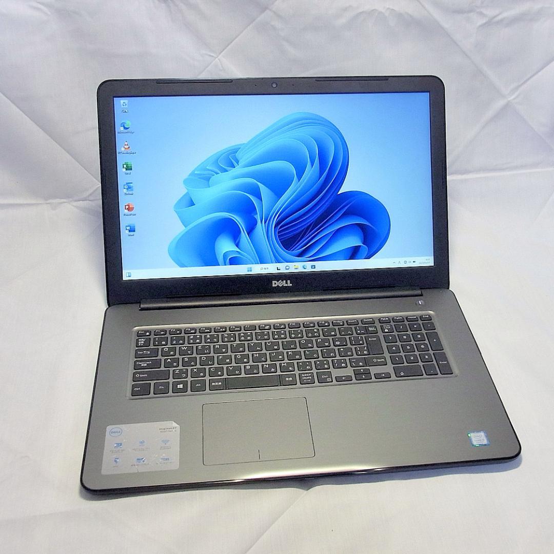★即日発送可★17型デルノートパソコン／i7／32G／SSD／Windows11 DELLノートパソコン／大画面17型／i7／32GB／SSD／Windows11