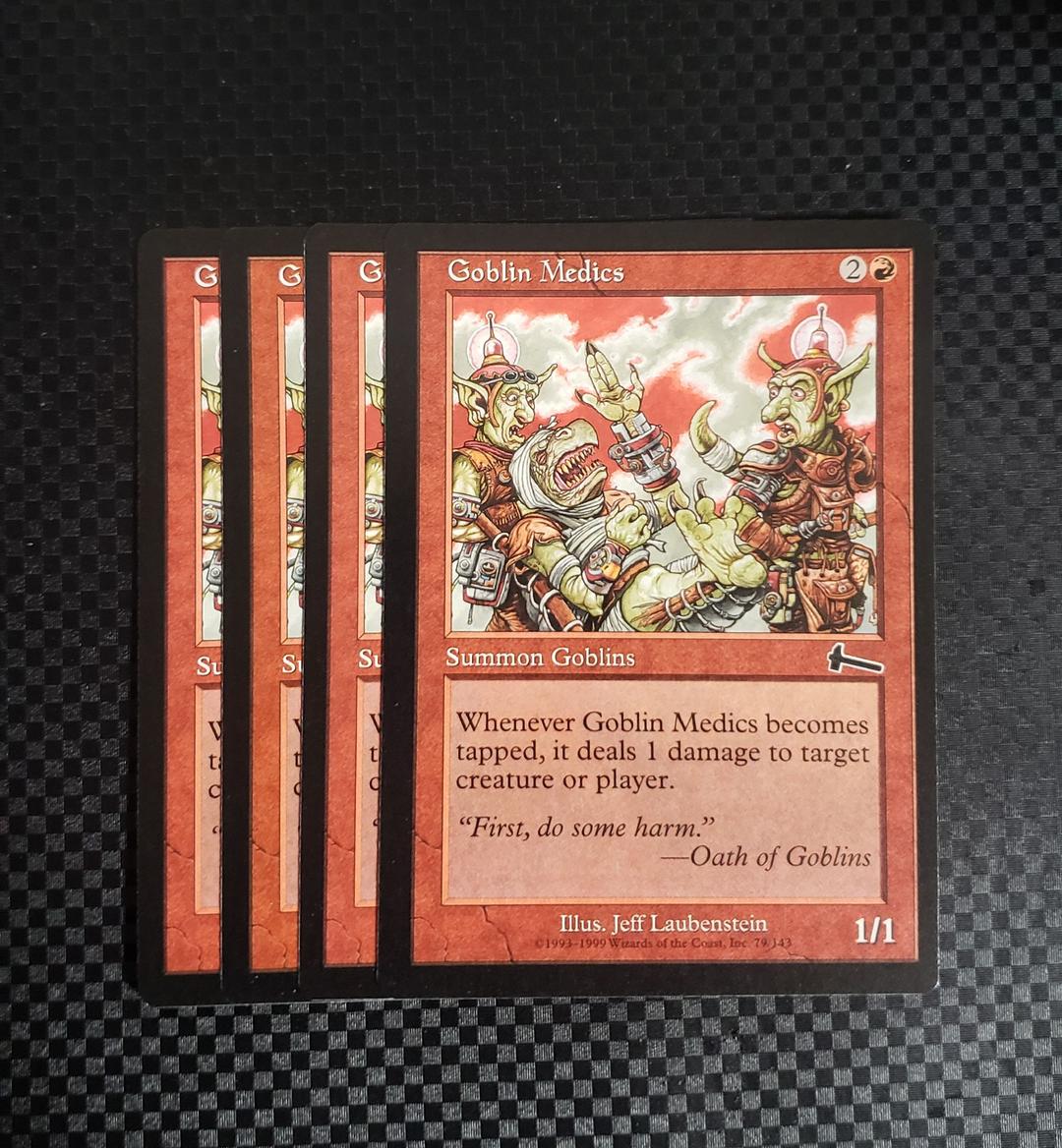Mtg ゴブリンの衛生兵 Goblin Medics 4枚セット 英語版 メルカリ Mtg ゴブリンの衛生兵 Goblin Medics 4枚セット 英語版 メルカリ