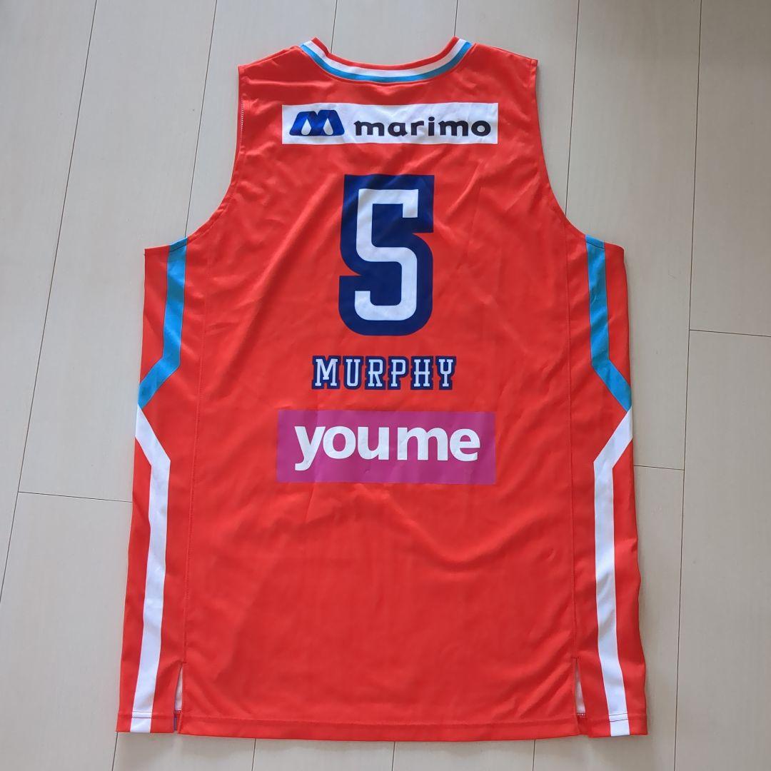 広島ドラゴンフライズ　バスケットボールユニフォーム 5 MURPHY サイン入り