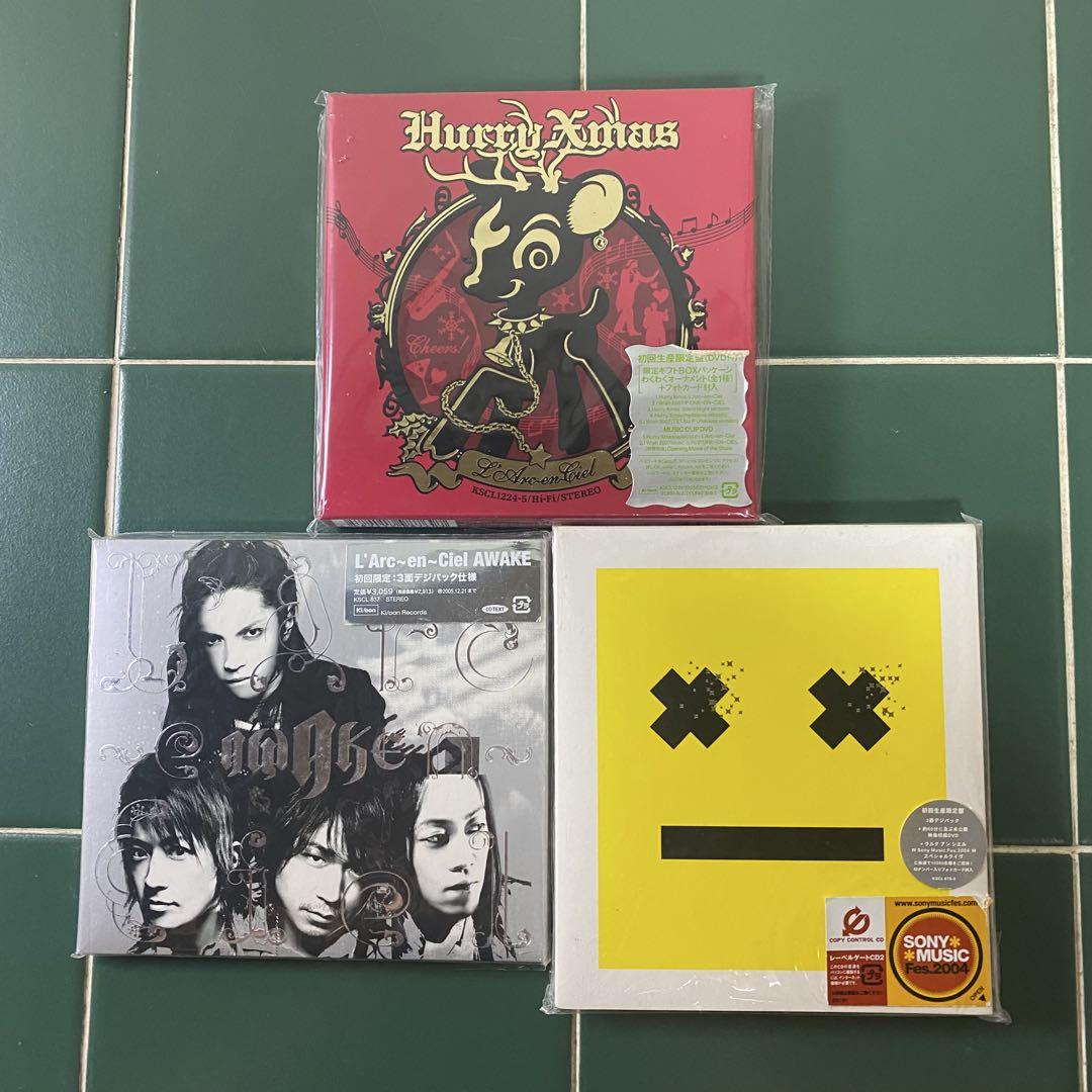 L'Arc〜en〜Ciel シングルCD・アルバムCD・DVDまとめ売り