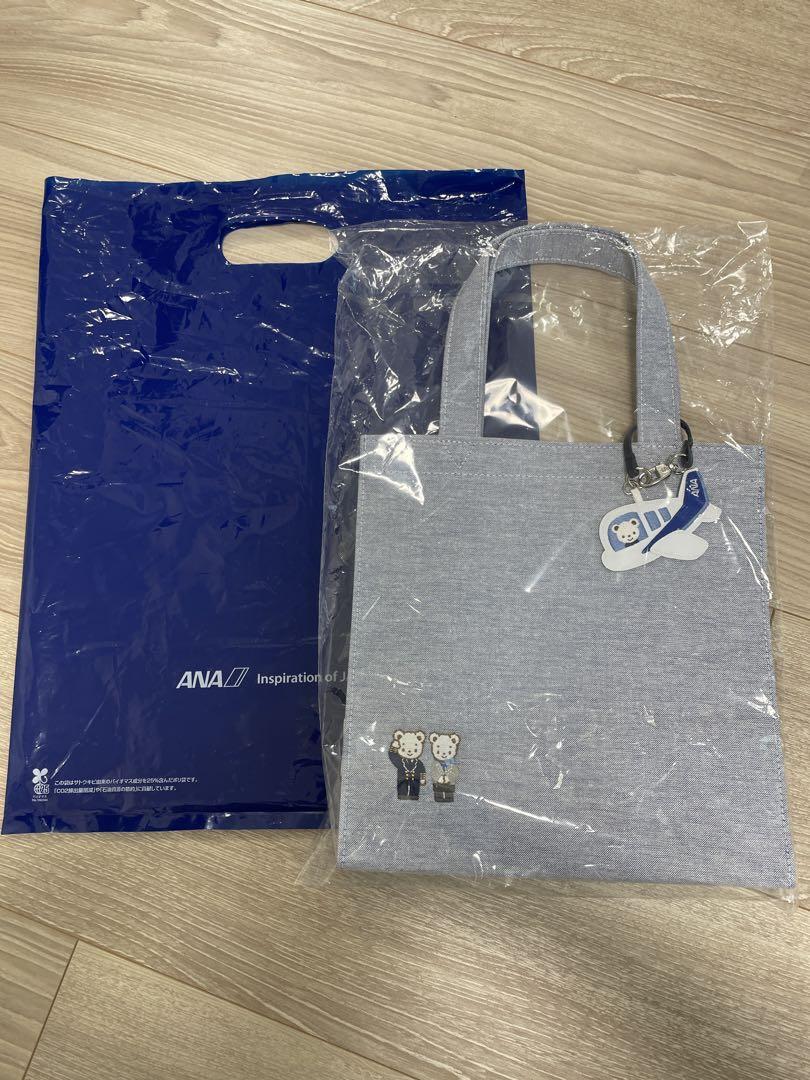 新品 ANAオリジナルfamiliar レッスンバッグ 空港のおしごと