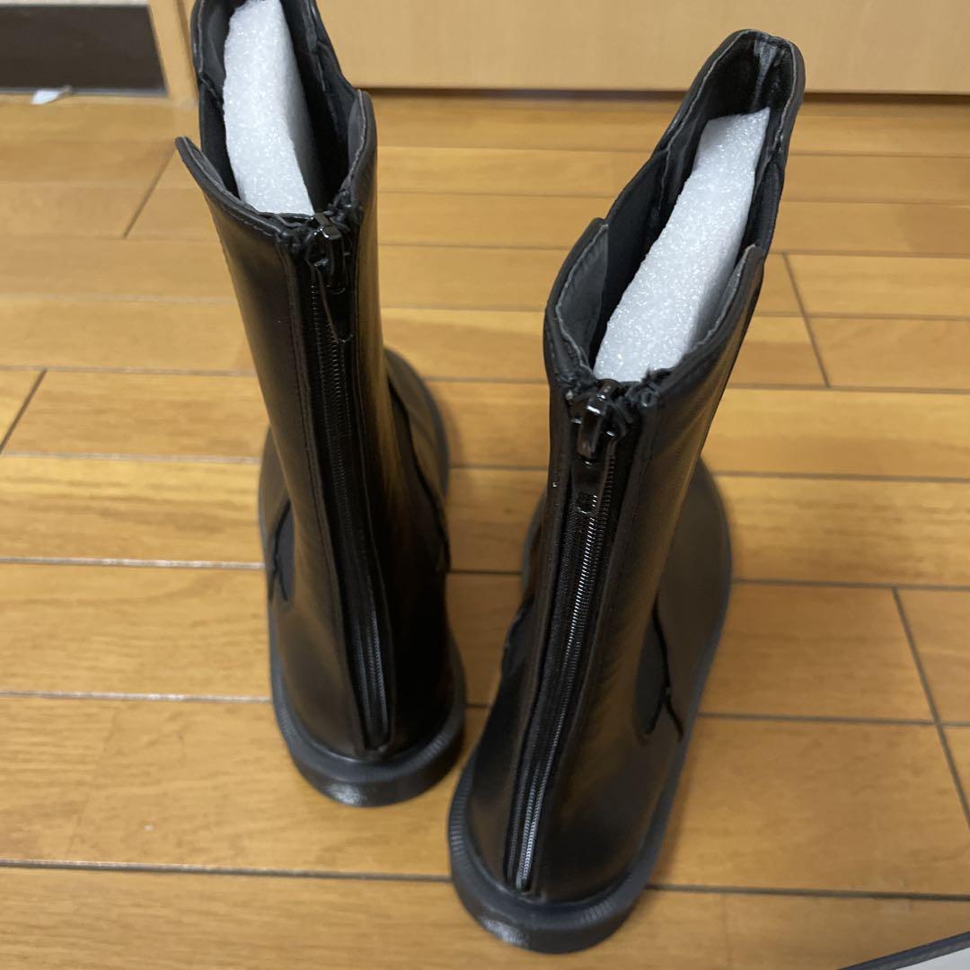ミドルブーツ ブラック