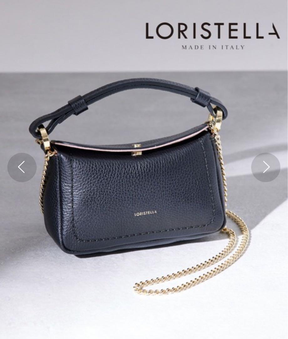 LORISTELLA レザーハンドバッグ リアルレザー 本革 2758