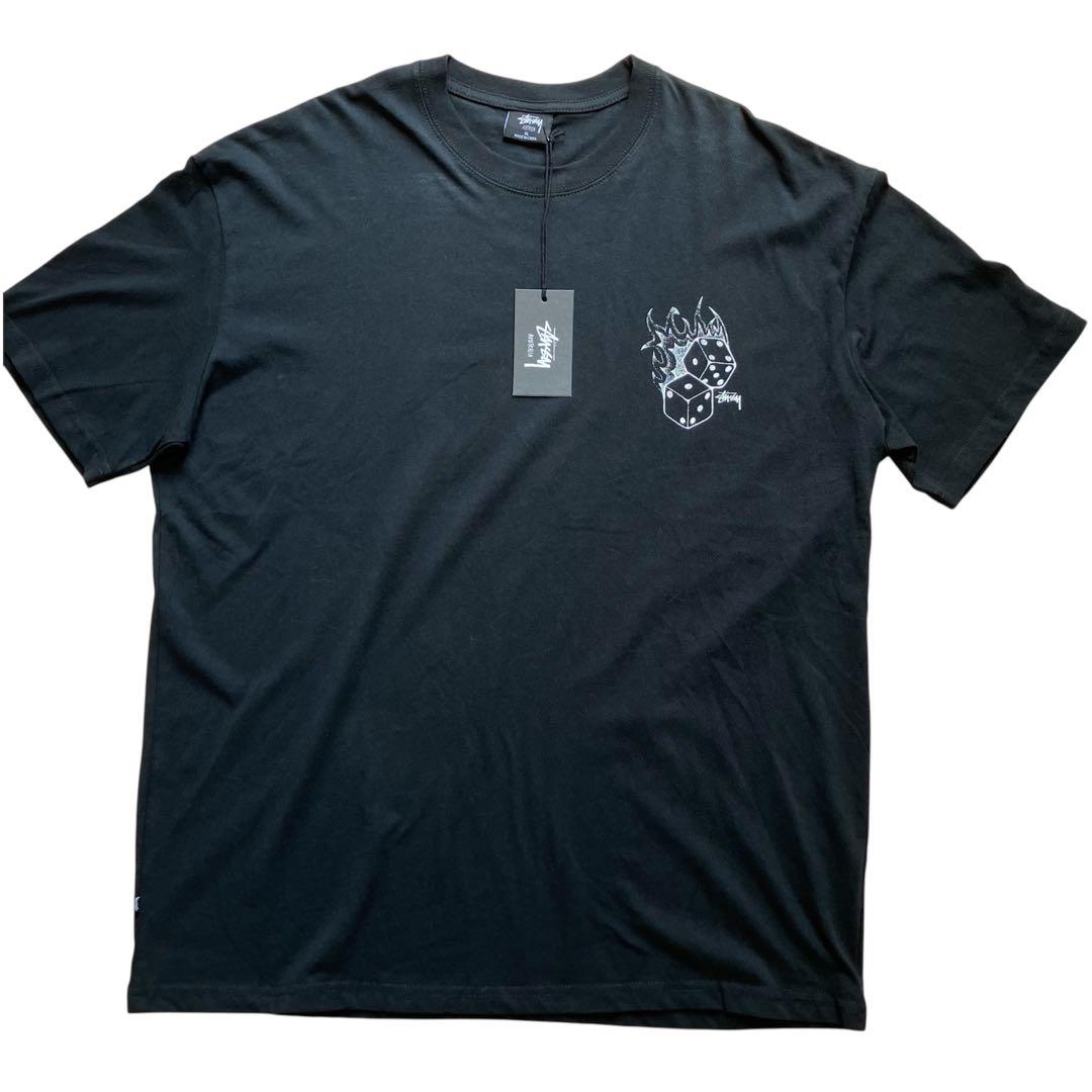 即納 STUSSY ステューシー 人気 メンズ Tシャツ FIRE DICE TEE STUSSY Fire Dice T-Shirt Tシャツ ステューシー : Import Shop