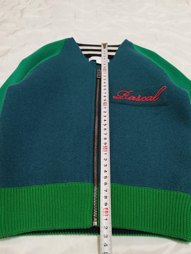 バーバリー　ジャケット　ブルゾン　グリーン　120　異素材