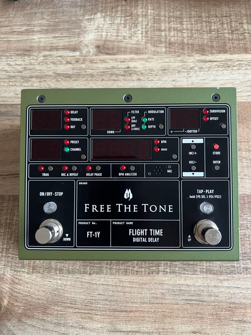 Free The Tone FT-1Y FLIGHT TIME デジタルディレイ