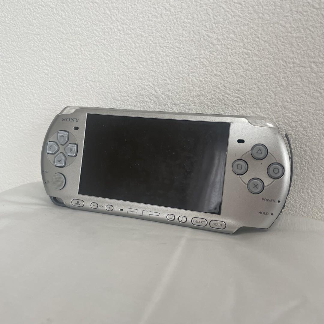 PSP-3000 シルバー 本体 SDカード付き