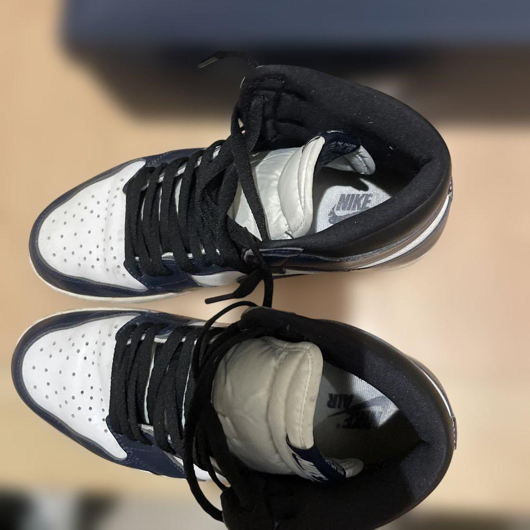 Nike Air Jordan 1 ホワイト/ネイビー