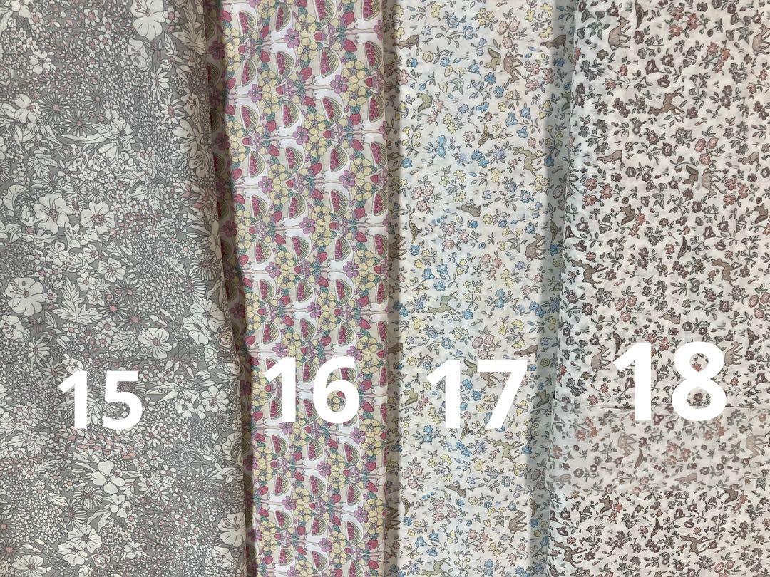 リバティ　フリル　レッスンバッグ　ハンドメイド