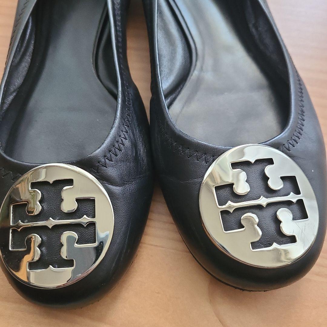 トリーバーチ　秋色のエナメルバレエシューズ　6 1/2 トリーバーチ バレエシューズ レディース SIZE 6M (M) Tory