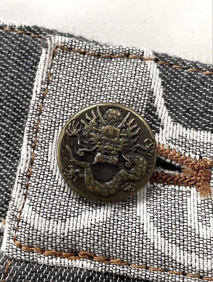 ヴィヴィアンタム デニム調スカート ドラゴン 龍 総柄 ヴィヴィアンタム デニム調スカート ドラゴン 龍 総柄