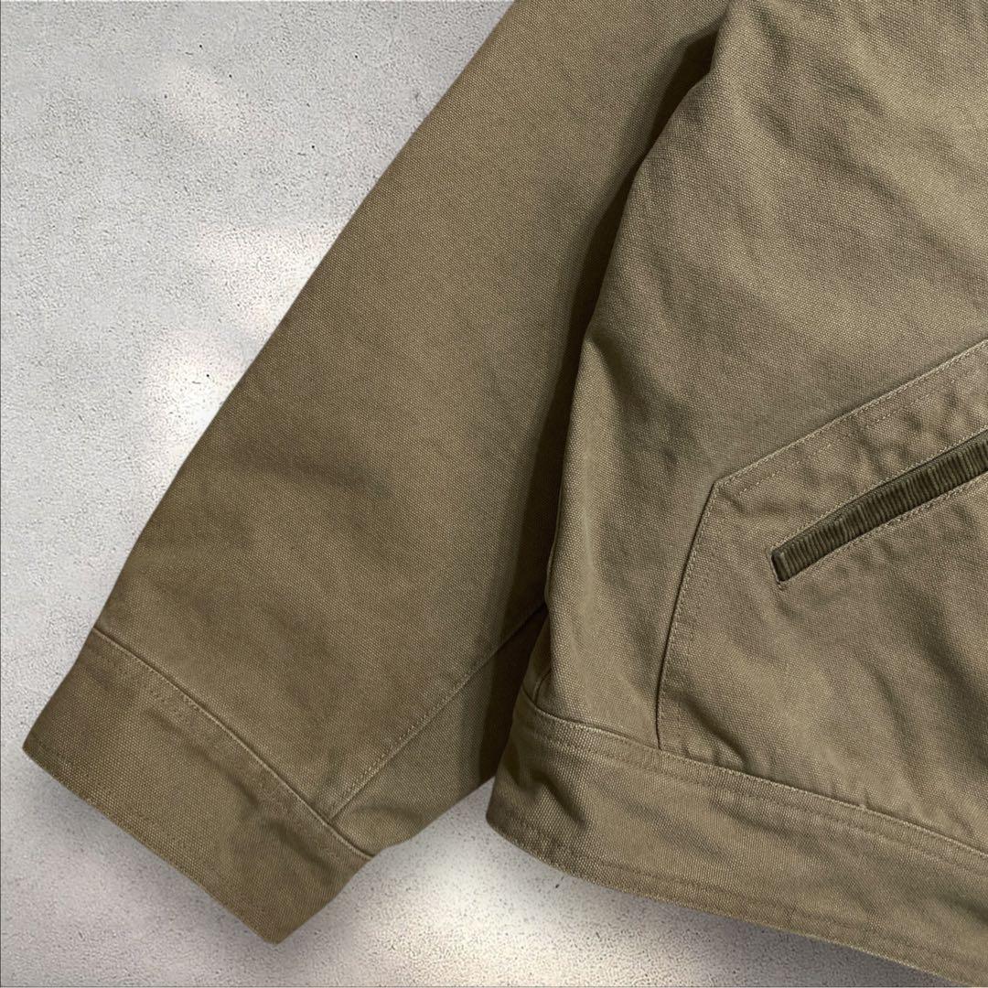 スウィングトップ襟コーデュロイXL裏地総柄ブラックウォッチチェックデトロイトXL(LL)・VINTAGE