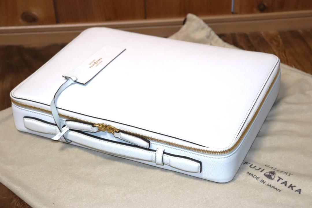 新品 FUJITAKA GALLERY ワープロラックス レザーブリーフ　併