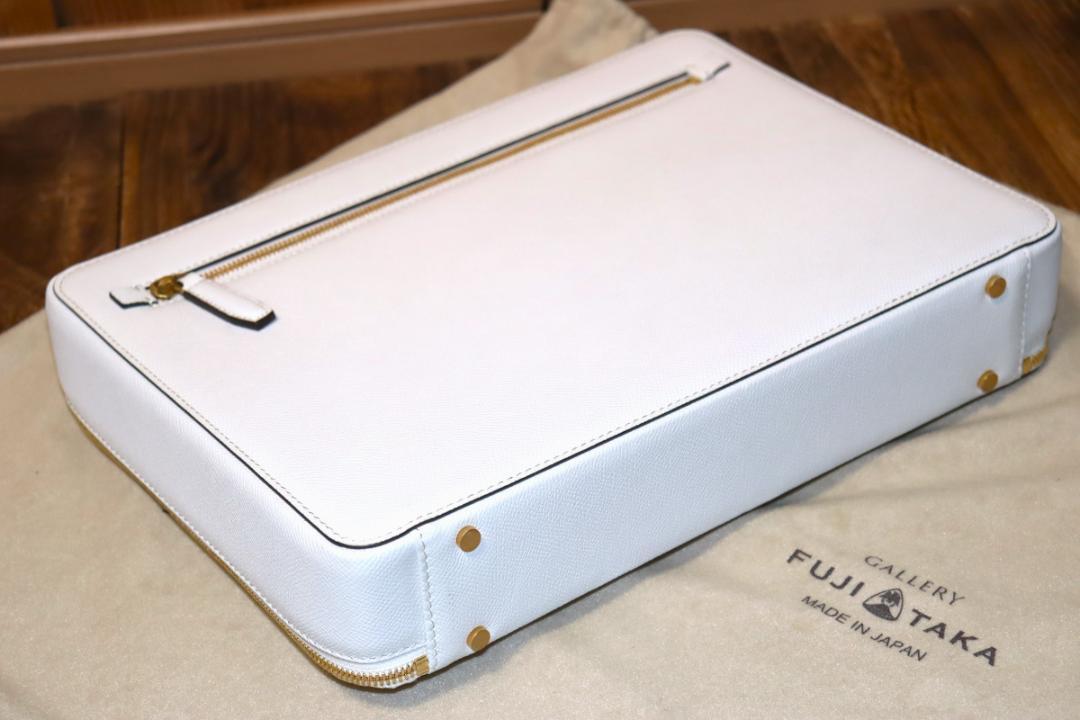 新品 FUJITAKA GALLERY ワープロラックス レザーブリーフ　併