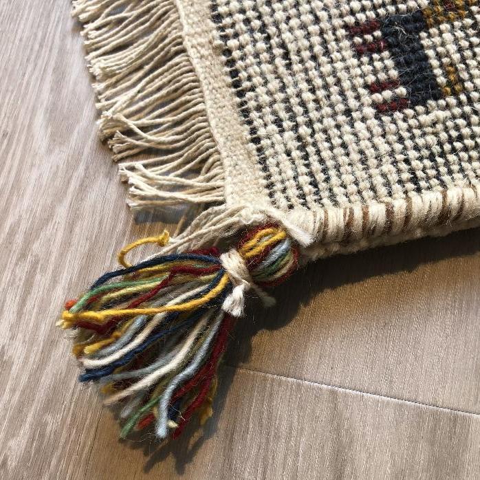 大切な人へのギフト探し 新品 ◇ No01 40×40cm ラグ ギャッベ GABBEH 春夏の新作入荷 新品 ◇ No01 40×40cm ラグ ギャッベ GABBEH 高級手結び絨毯 玄関/キッチンマット