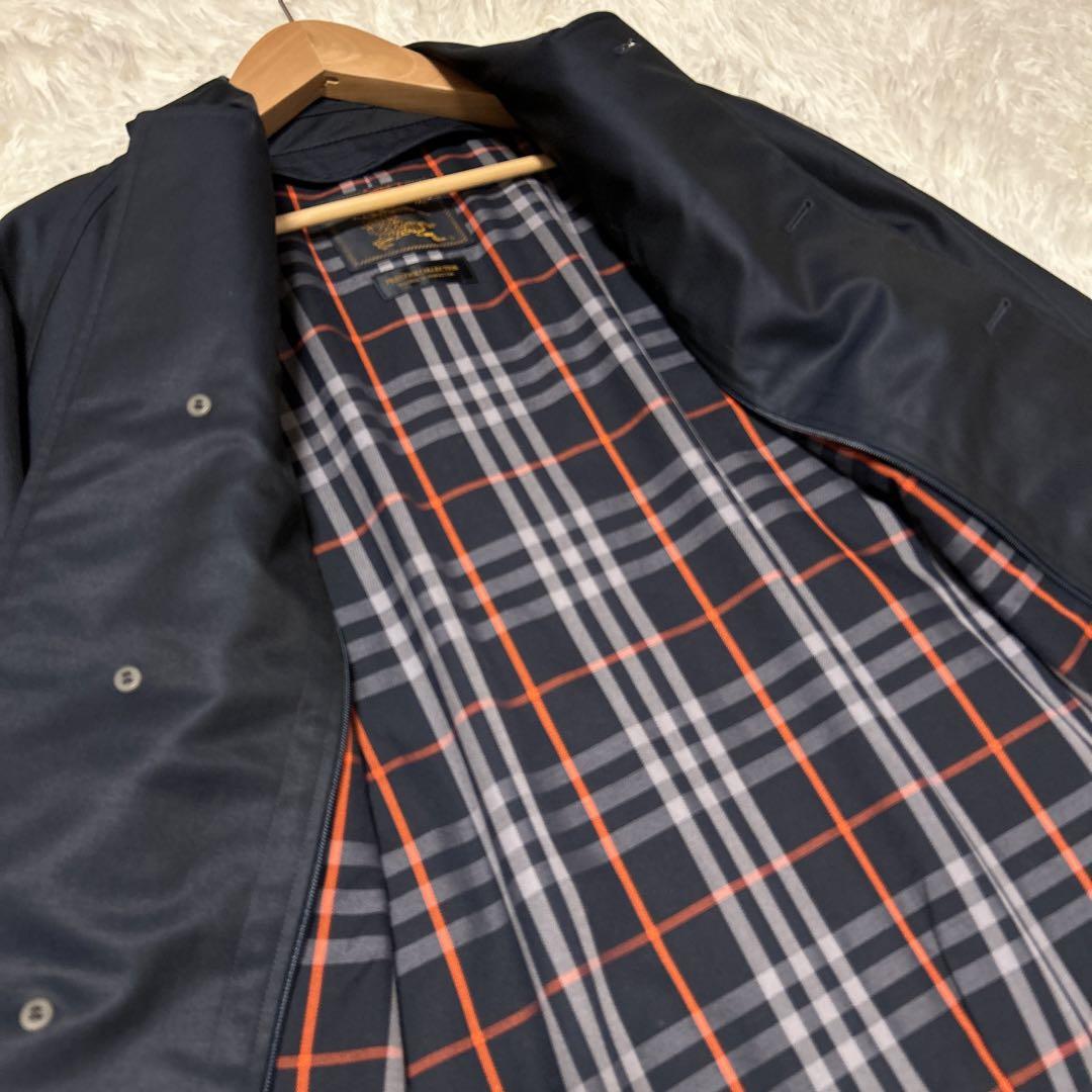 極美品✨ バーバリーズ ステンカラーコート ノバチェック シルク混 ライナー付き