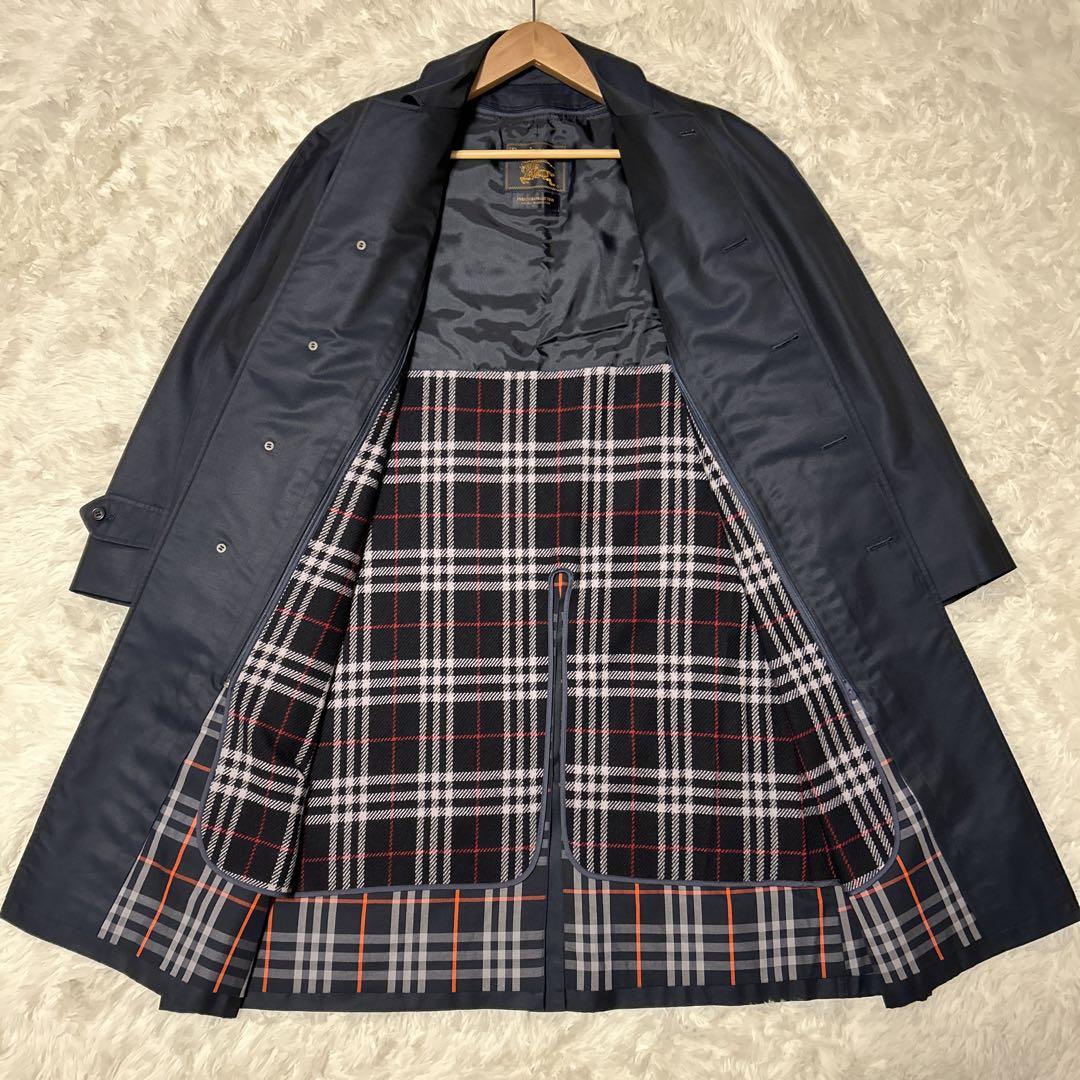 極美品✨ バーバリーズ ステンカラーコート ノバチェック シルク混 ライナー付き