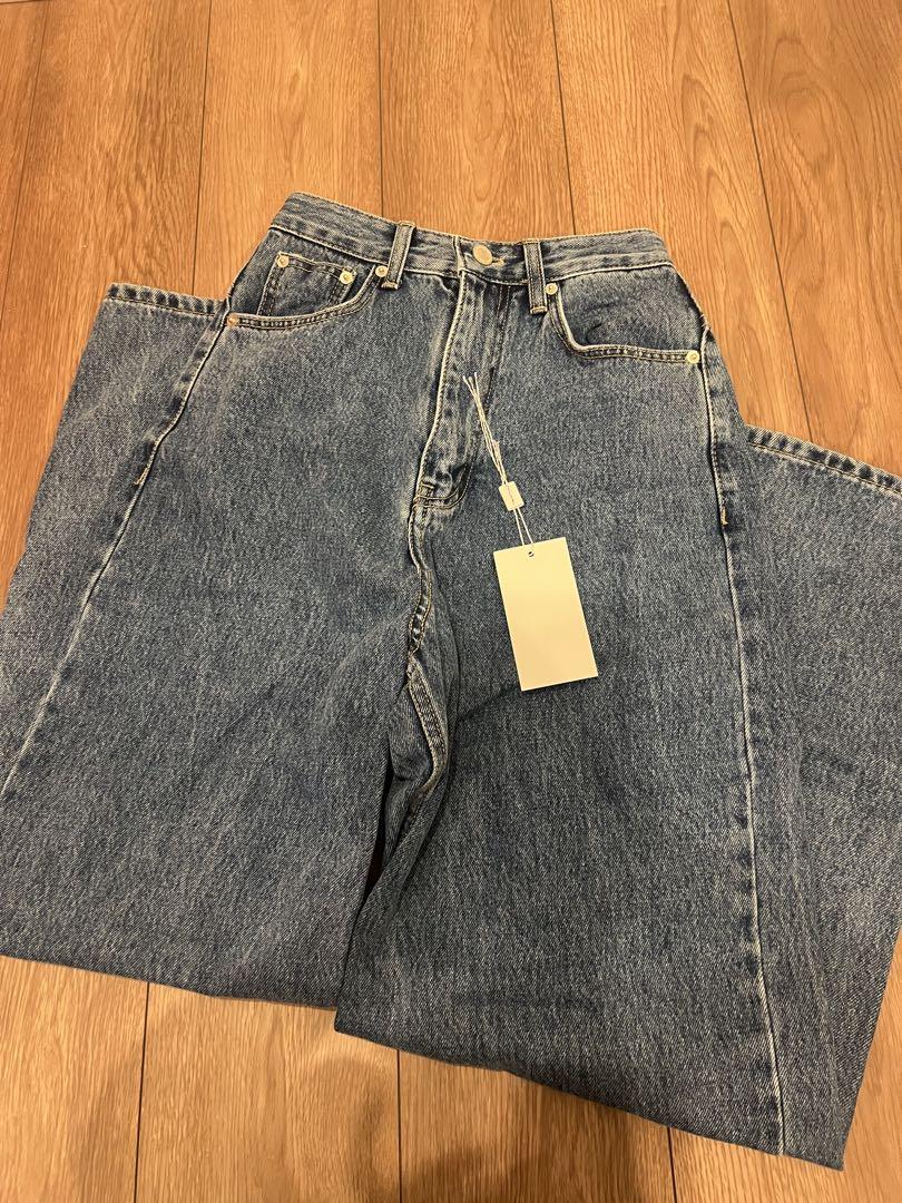 完売 Wide Loose Jeans _Deep Blue M long