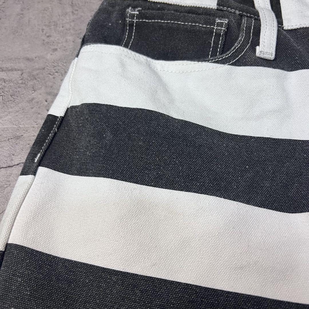 ✅新品未使用　プリズナーパンツ　ボーダー　囚人パンツ　デニム　アメカジ　XL ブランドファッション - ✓新品未使用 プリズナーパンツ