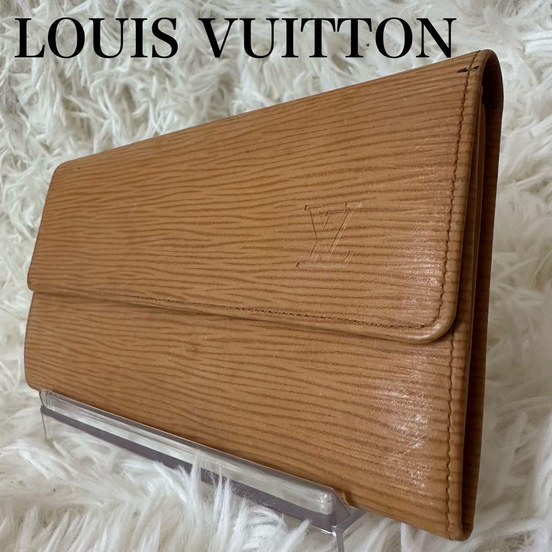 LOUIS VUITTON ベージュ 長財布 モノグラム