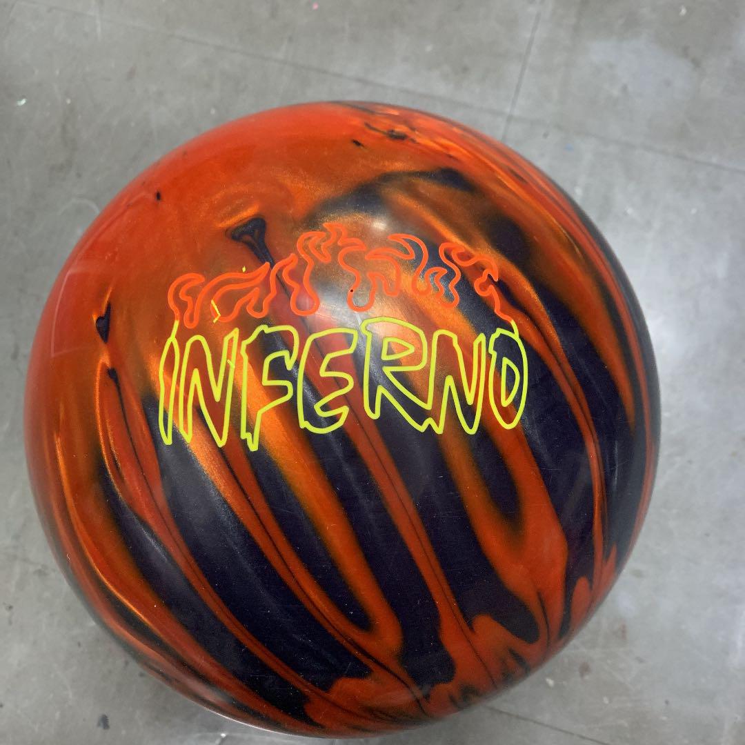 Brunswick Vintage Inferno Bowling Ball Orange/Smoke 13 lb 60105935933 Brunswick Vintage Inferno Bowling Ball Orange/Smoke 13 lb 60105935933