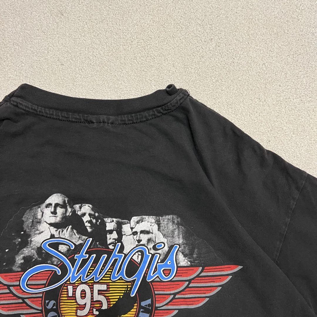 玄関先迄納品 90s ハーレーダビッドソン スタージス Tシャツ 55th ビンテージ トップス