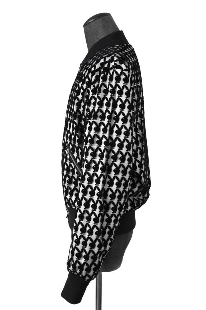 AMIRI 21AW Playboy Flocked Bomber Jacket