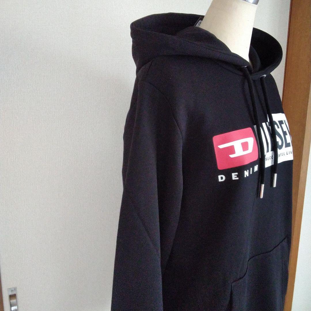 diesel ダークグレー フード付きパーカー DIESEL ディーゼル パーカー メンズ フーディー フード