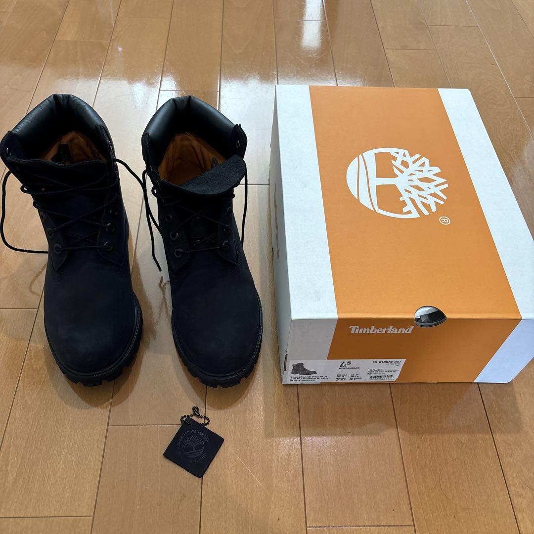 Timberland 6インチ プレミアム ウォータープルーフブーツ black