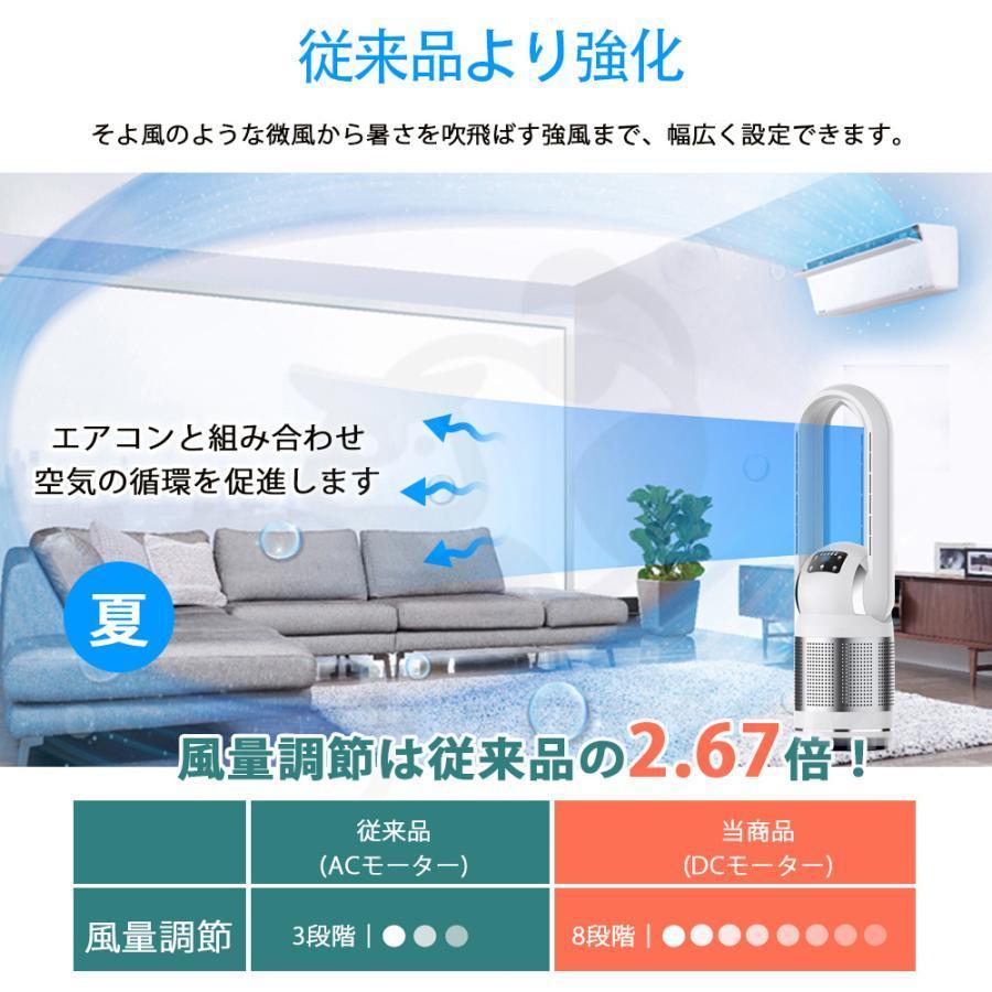セラミックヒーター 温冷風扇 扇風機 羽なし 空気清浄機 暖房 冬家電 省エネ