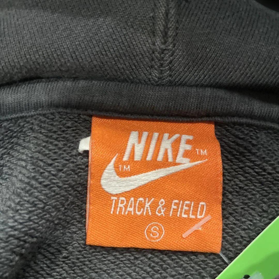 NIKE TRACK&FIELD フルジップパーカー 古着 グレー Sサイズ