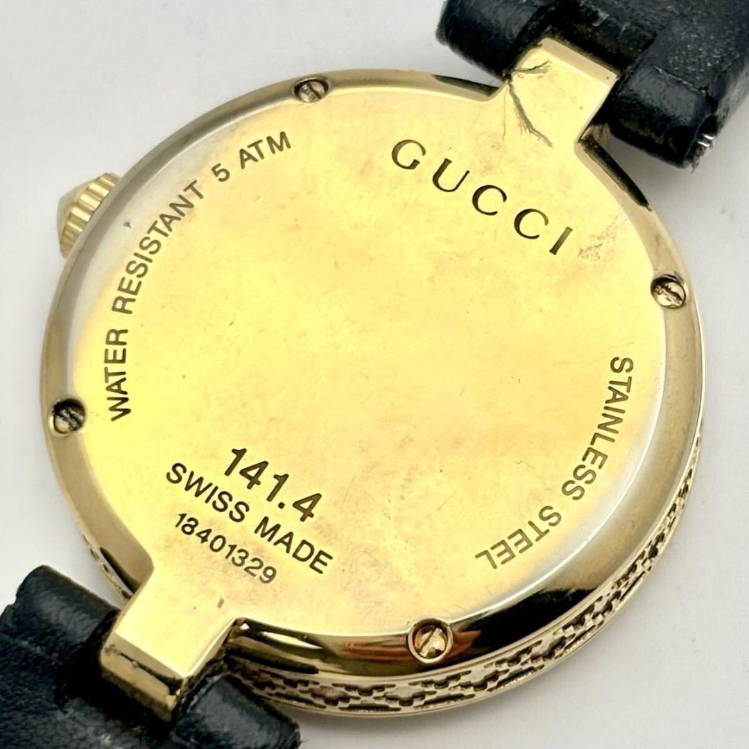 【新品電池】 GUCCI ディアマンティッシマ シェル ゴールド ボーイズ 新品電池】 GUCCI ディアマンティッシマ シェル ゴールド