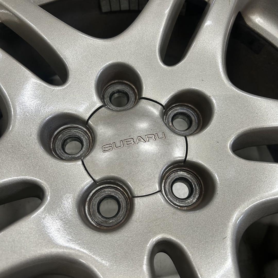 中古アルミ17X7.0　SUBARU レガシィ BH5 純正　2本セット