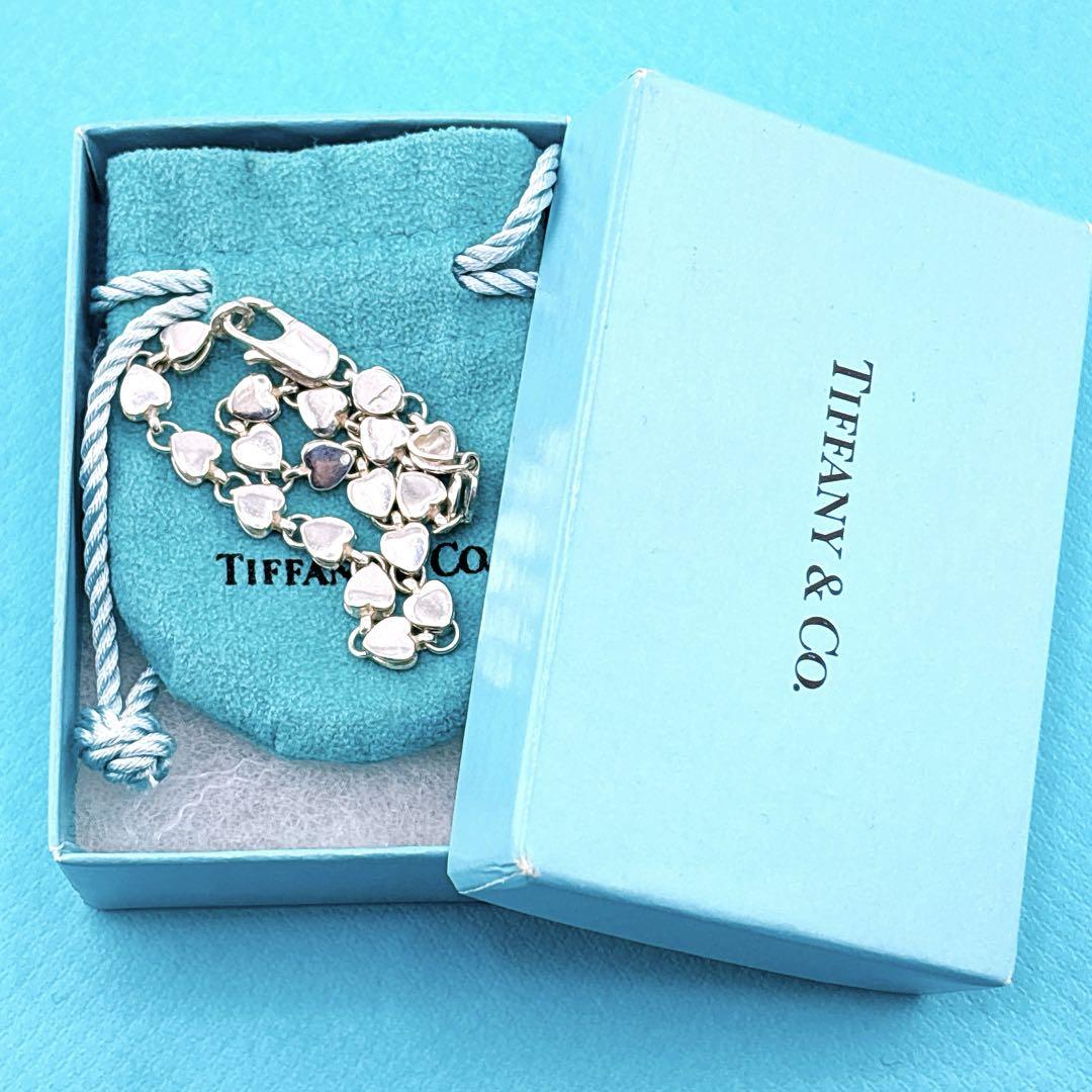 【美品】Tiffany ティファニー パフハート ブレスレット SV925