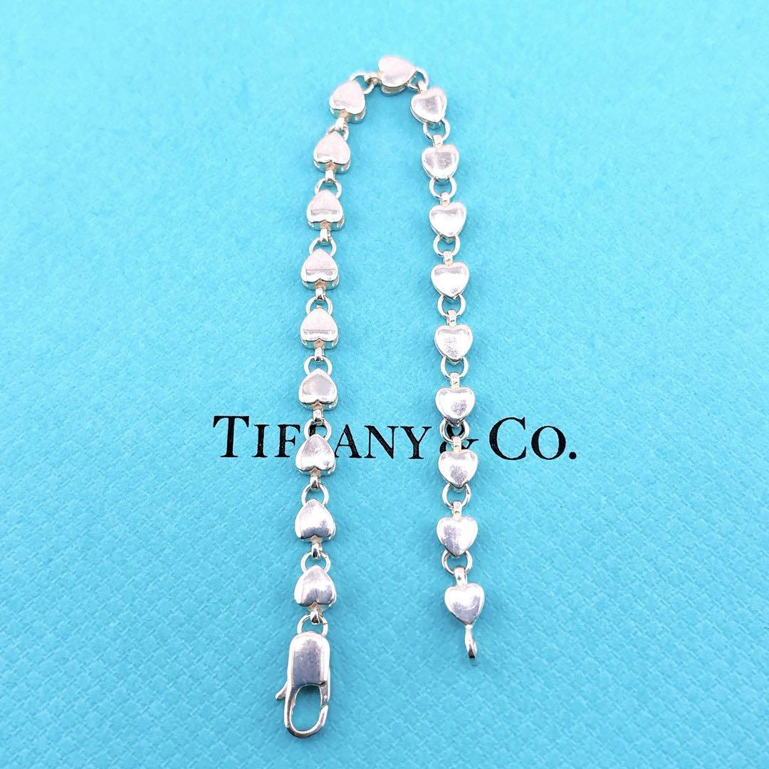 【美品】Tiffany ティファニー パフハート ブレスレット SV925