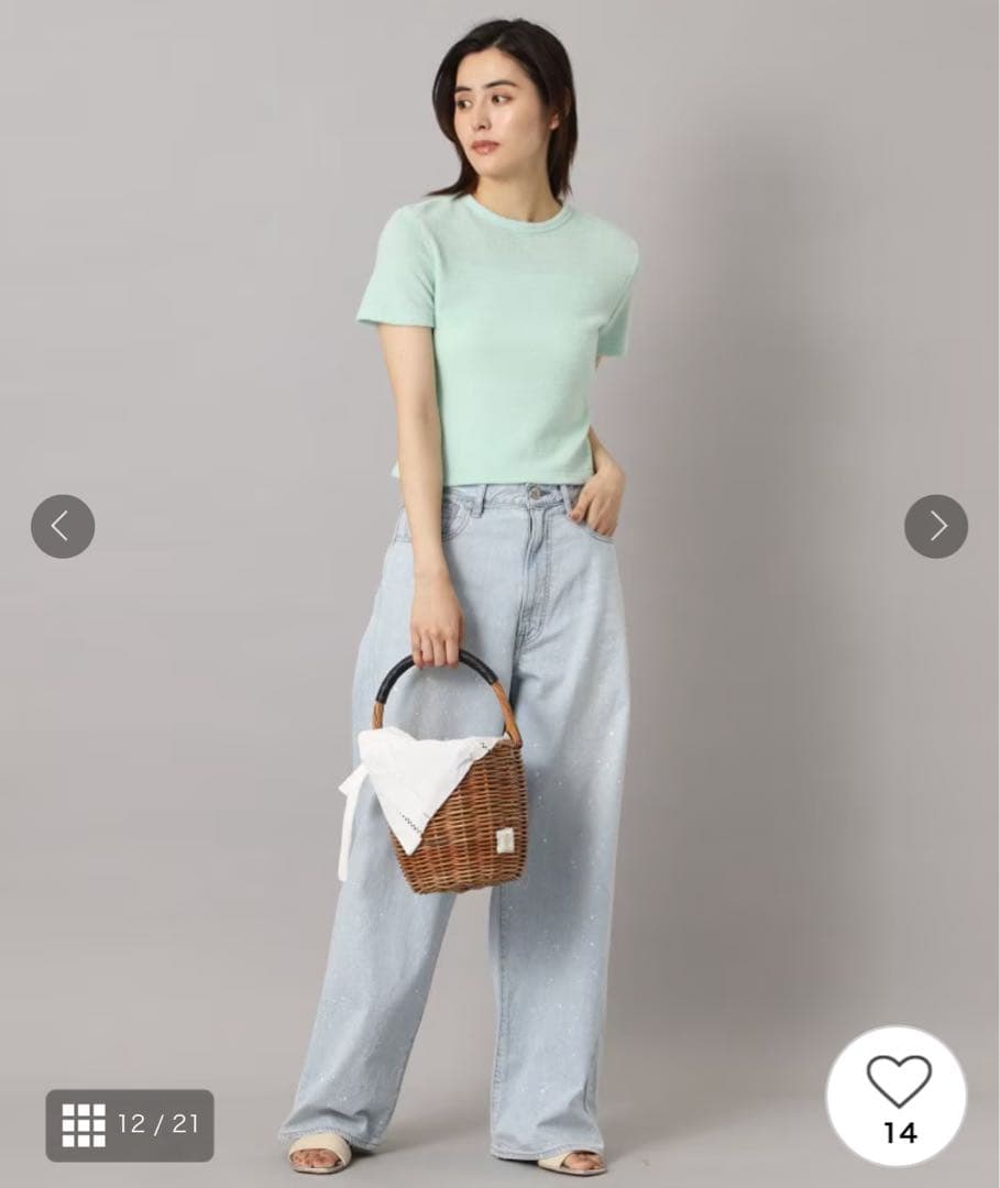 新品/AURALEE washaele wool pile tee