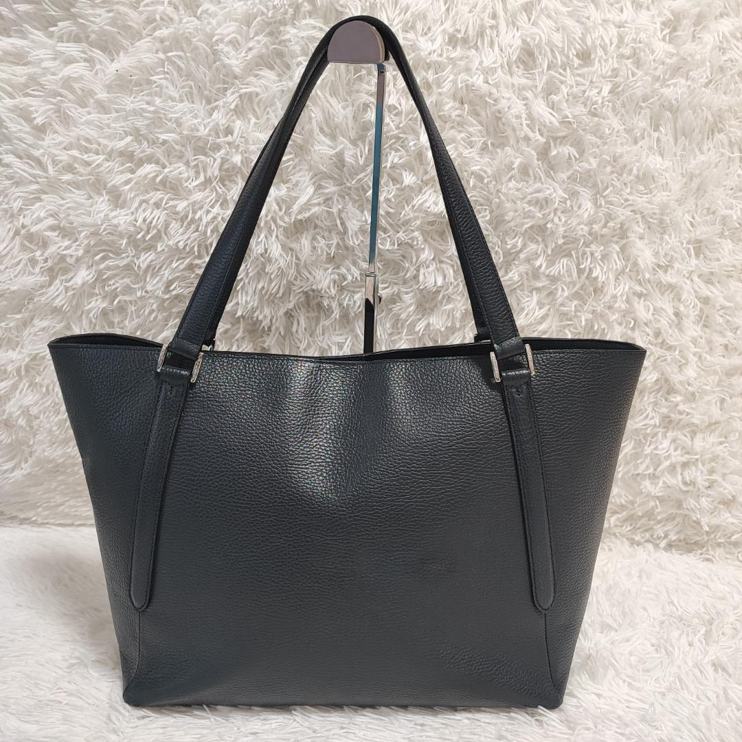 高級✨ペッレモルビダ コローレ Colore A4 トートバッグ 牛革 ネイビー