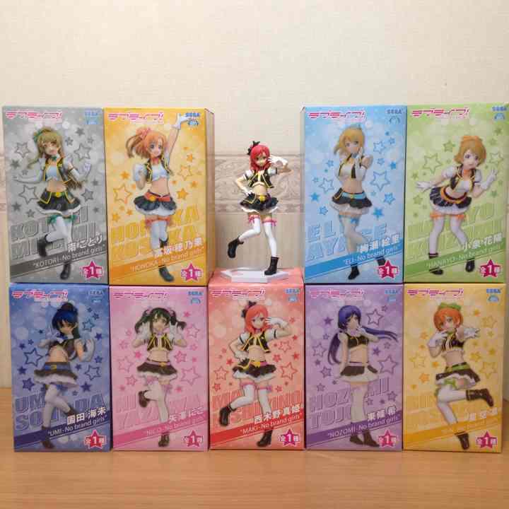 Love Live! No Brand Girls Costume Ver. A Set of 9 Premium