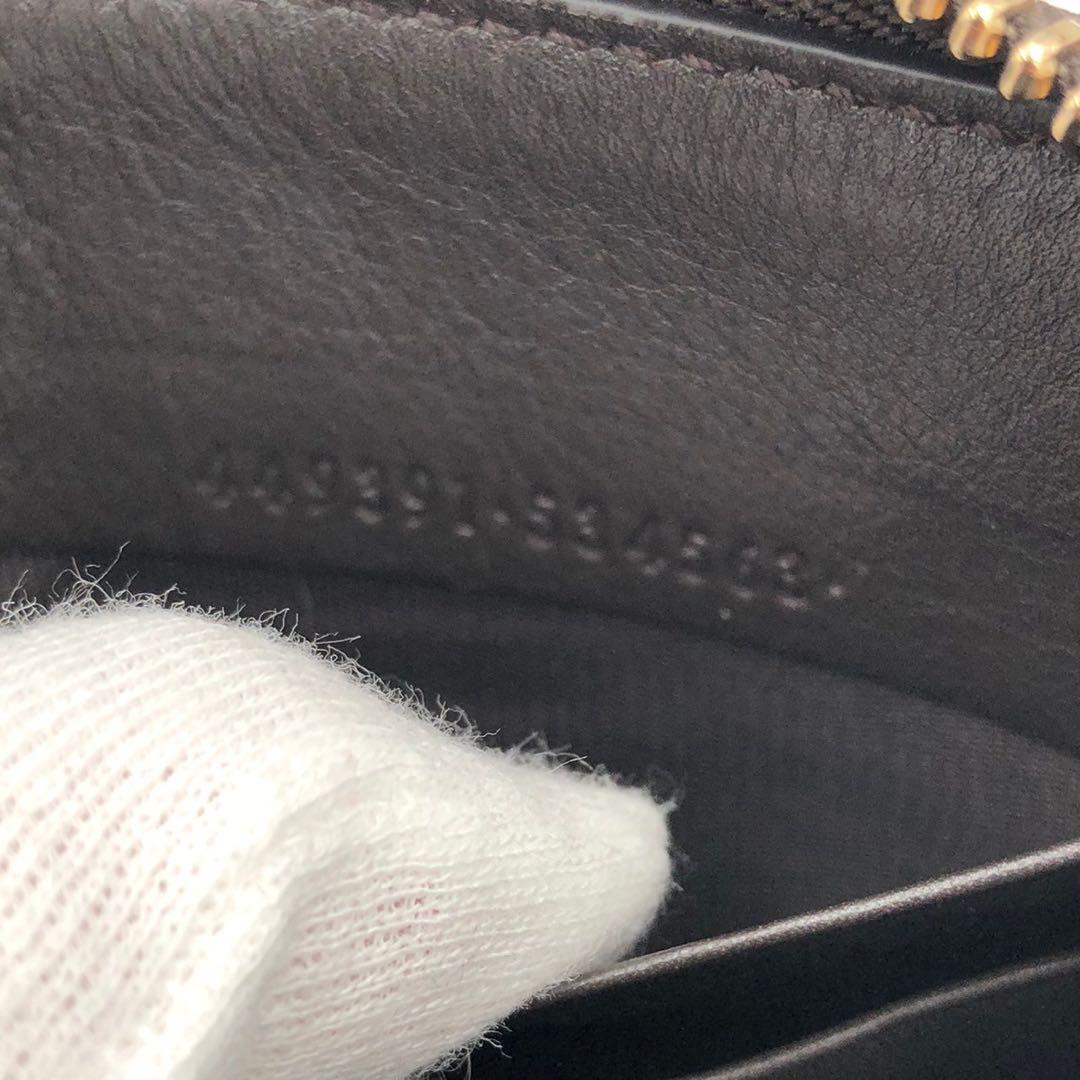 美品◎GUCCI グッチ ラウンドファスナー ブラウン 長財布