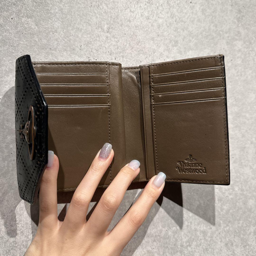 Vivienne Westwood 三つ折り財布 ブラック