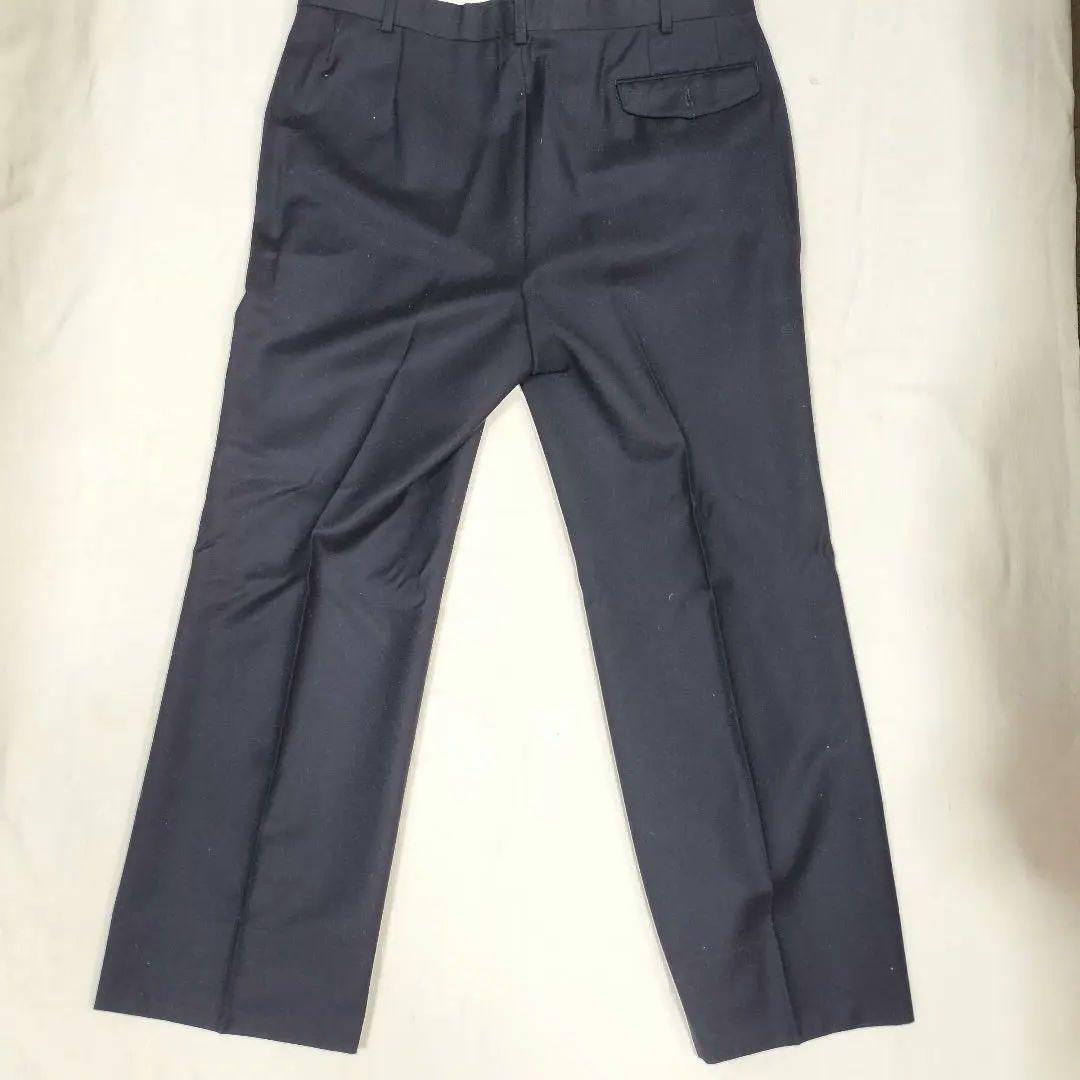 美品 YVES SAINT LAURENT セットアップ 3ピース スーツ　濃紺